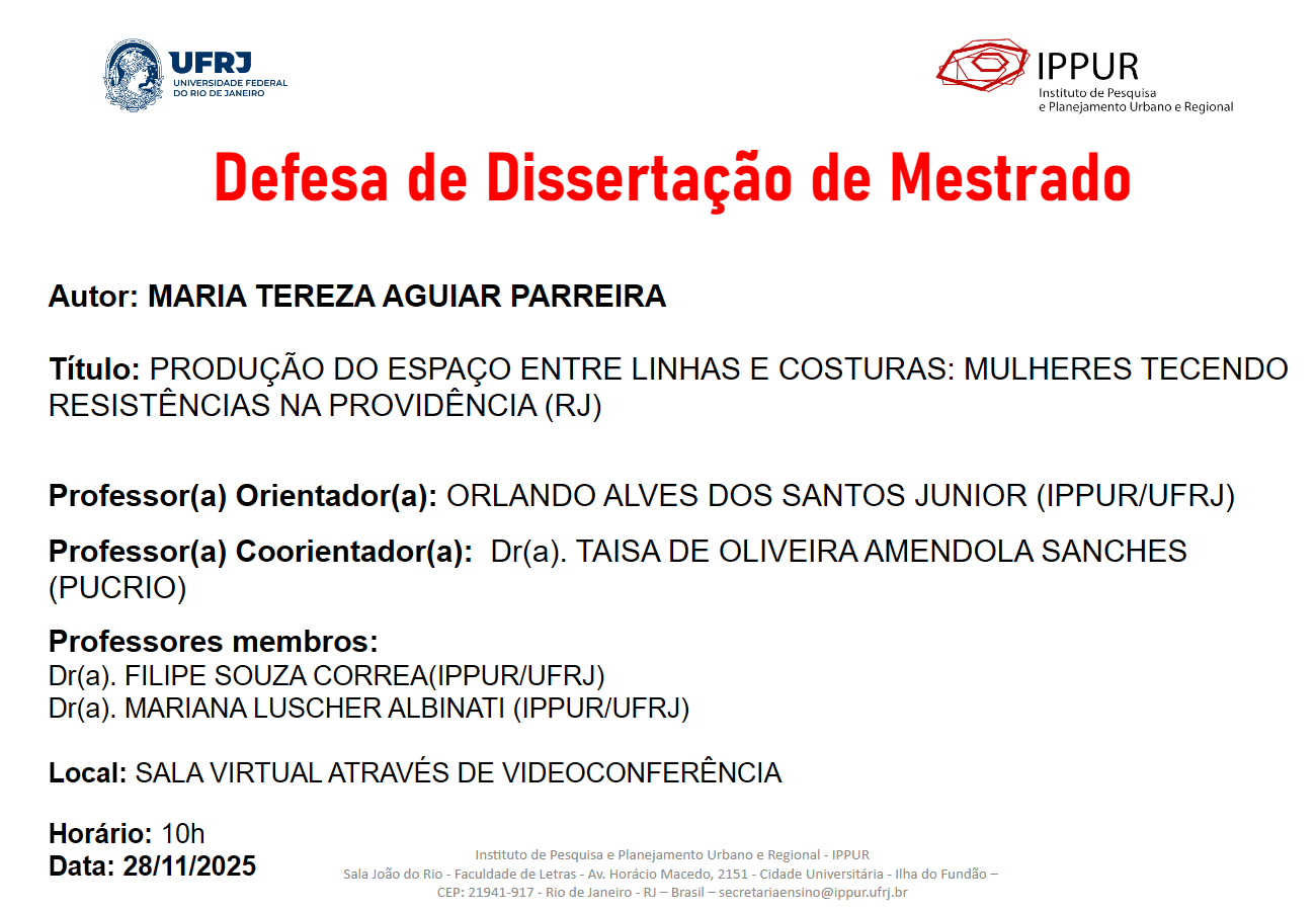 Modelo Cartaz – Defesa de Dissertação Mestrado e Tese Doutorado – Maria tereza