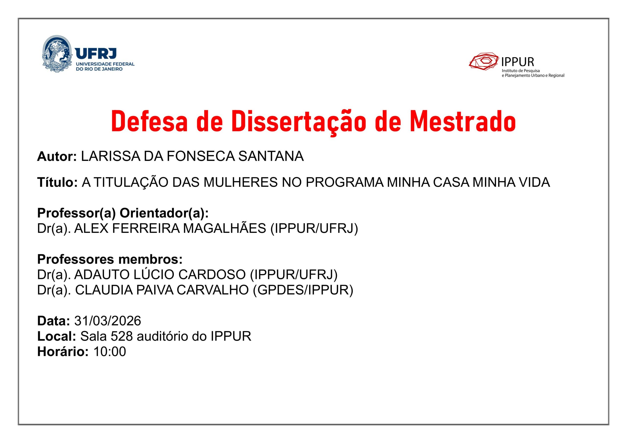 LARISSA DA FONSECA SANTANA MESTRADO 31 03